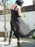 robe noir à pailettes AGENDA LONDON 19