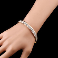 Cristal-de-luxe-Bracelets-Pour-Les-Femmes-Or-Argent-Bracelet-Bracelets-Femme-Bracelet-Ouvert-Manchet