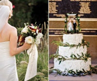 fall-wedding-bouquet-cake