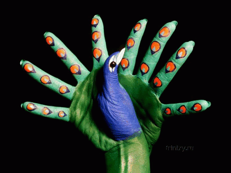 PaintedHands-Peacock.Gif