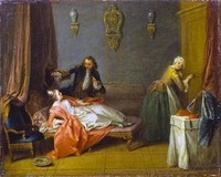 Jean-Baptiste Joseph Pater - Le boudoir - 1733