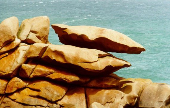 superposition naturelle des rochers