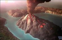 santorini volcano erruption