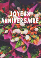 5365-Joyeux anniversaire et bouquets de fleurs_maxi