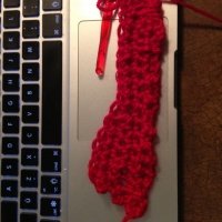 Crochet - désastre rouge