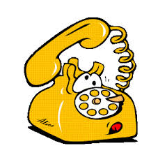 téléphone jaune