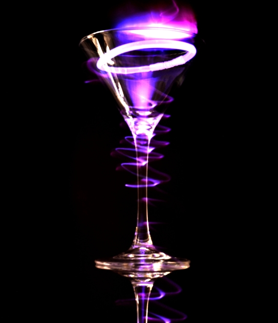 Un cocktail illuminé...