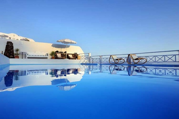 très bel hôtel à Santorin - cm