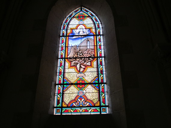 église de la Châtre vitrail