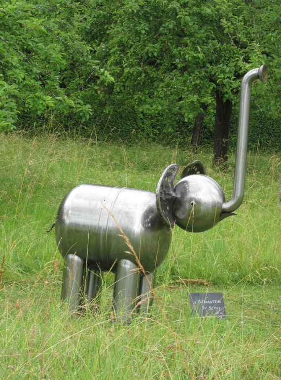 sculpture de Xavier Carnet (parc en fer)