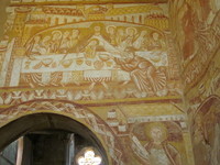 église de Vic fresque la Cène