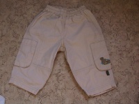 petit pantalon toile léger  12 mois  3 euros SOLDE  2.5 E