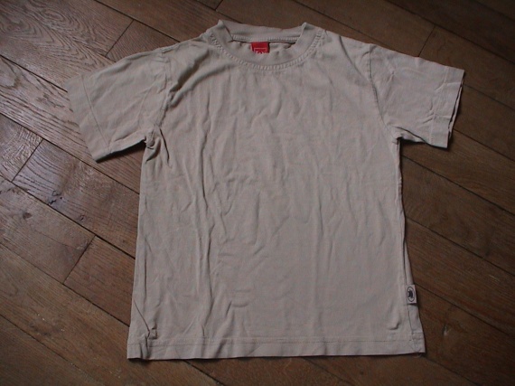 TEE SHIRT BEIGE 6 ANS  1. EURO