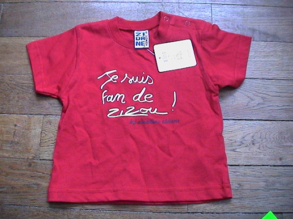 TEE SHIRT ZIZOU NEUF  18 MOIS   3 EUROS