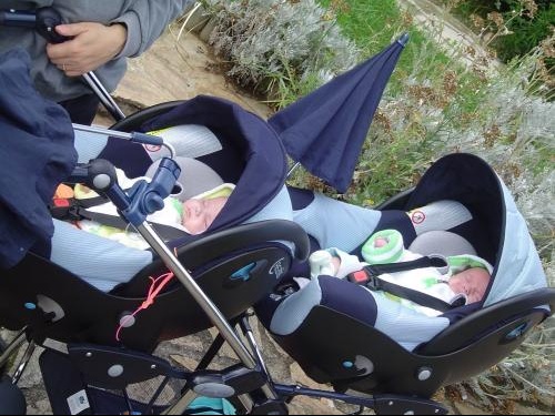 landau jumeaux bebe confort