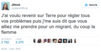 Tweet_Jésus_Migrant