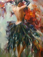 Stephen Pan-ImpressioniArtistiche-1-Girl in a Feather Dress