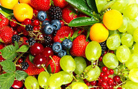 food-fruits-green-grapes-cranberry-blueberry-strawberry-cherry-orange-blackberry