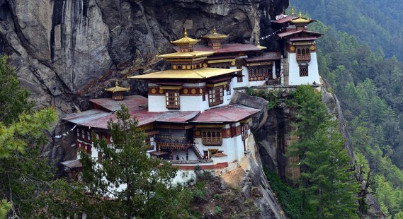 Monastère au Bhoutan