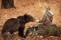 ours et enfant