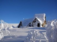 Le Chalet dans la neige__