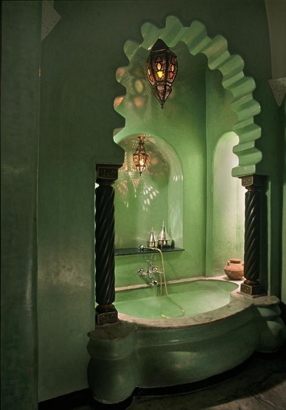 salle-bain-marocaine-verte
