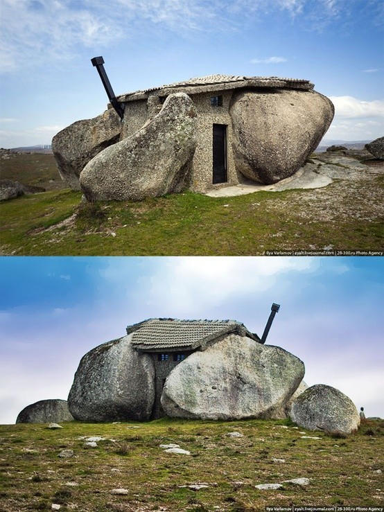 maison dans un rocher portugal