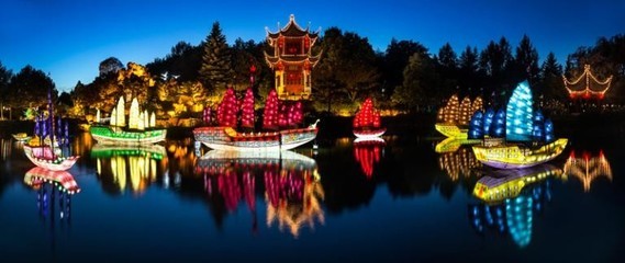 Jardins de lumière au jardin de Chine