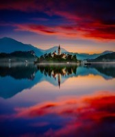 Der Bleder-See in Slowenien-