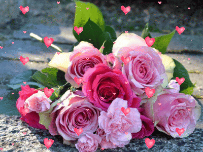Bouquet-de-roses - * fleurs gif * - jeweid - Photos - Club Doctissimo