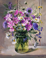 printemps fleurs en vase