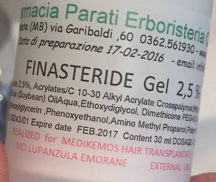 finasteride gel acheter