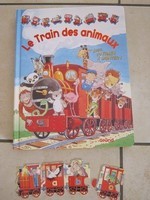 livre puzzle alphabet "le train des animaux", 6 euros