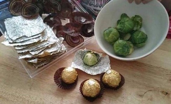 how-to-troll-your-whole-family-this-holiday-season-brussels-sprouts-wrapped-in-ferrero-rocher-warppe