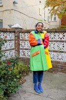 Rainbow raincoat