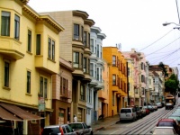 Rue de San Francisco et le Cable Car (Dec 23, 2003)
