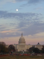 Pleine lune au Capitol 