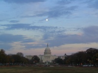 Pleine lune au Capitol 