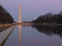 The Washington Monument and the Capitol