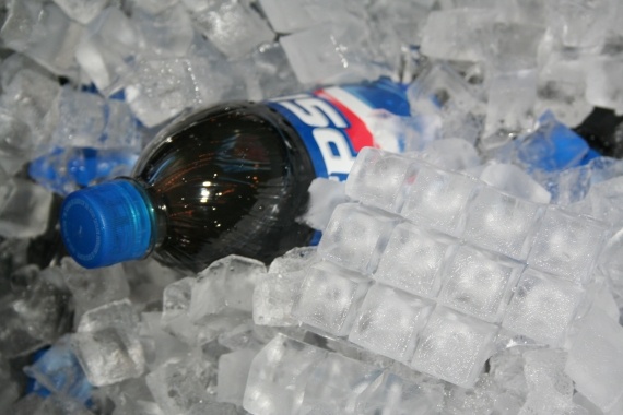 Pepsi on the rocks