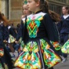 Tenue traditionnelle de danse irlandaise