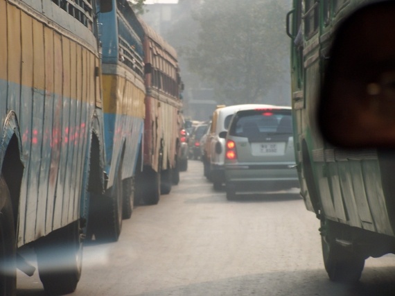 Pollution in Calcutta, India