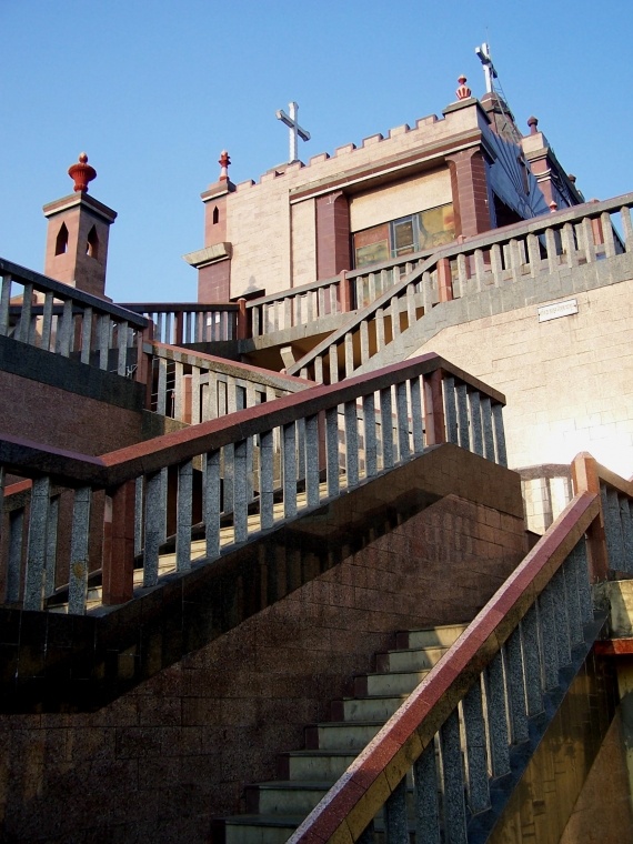 Escalier a Bandel, INdia