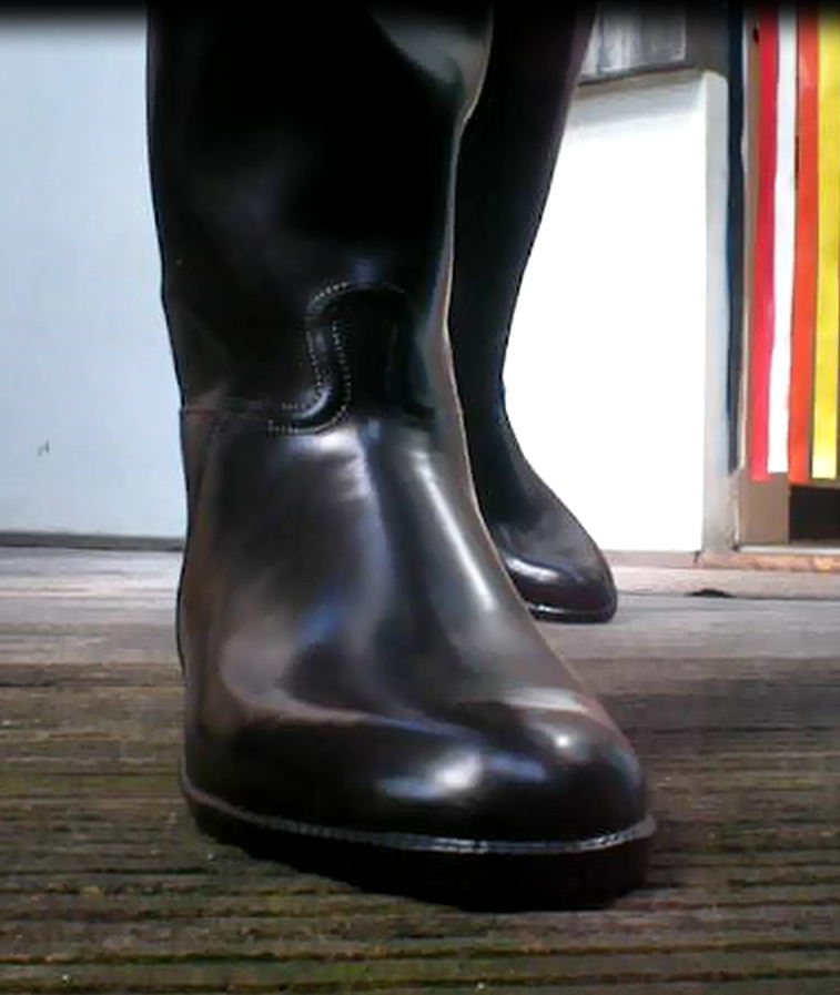 bottes équitation aigle cuir