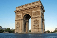 PARIS  l'Arc de Triomphe