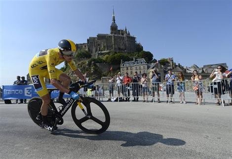 Tour de France au Mont St-Michel le 10.07.2013