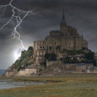 Orage sur le Mont St-Michel