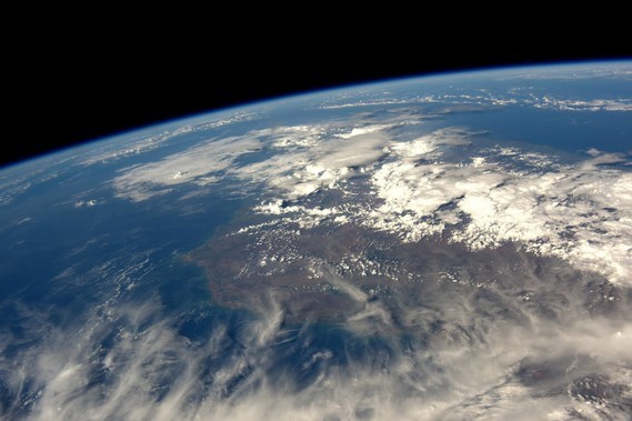 La terre vue de l'espace