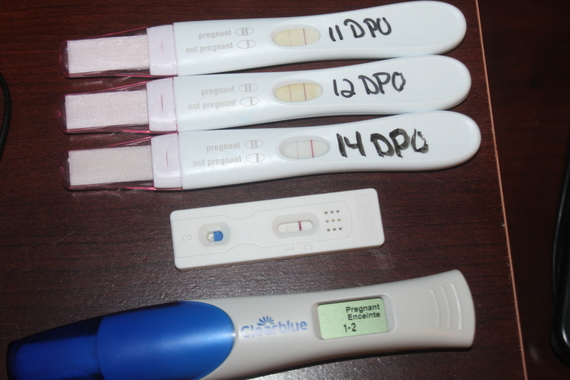 Test de grossesse qui ne foncit pas...