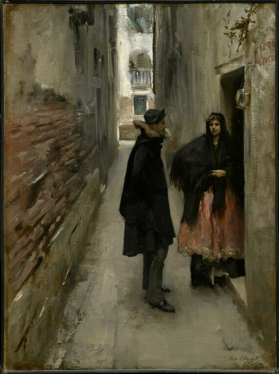 John Singer Sargent Rue à Venise